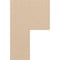 Ekena Millwork 4"W x 8"D x 12"H Classic Chapel Hill Rough Cedar Woodgrain TimberThane Corbel, Primed Tan CORUR04X08X12CHPRCPR - alternate 5